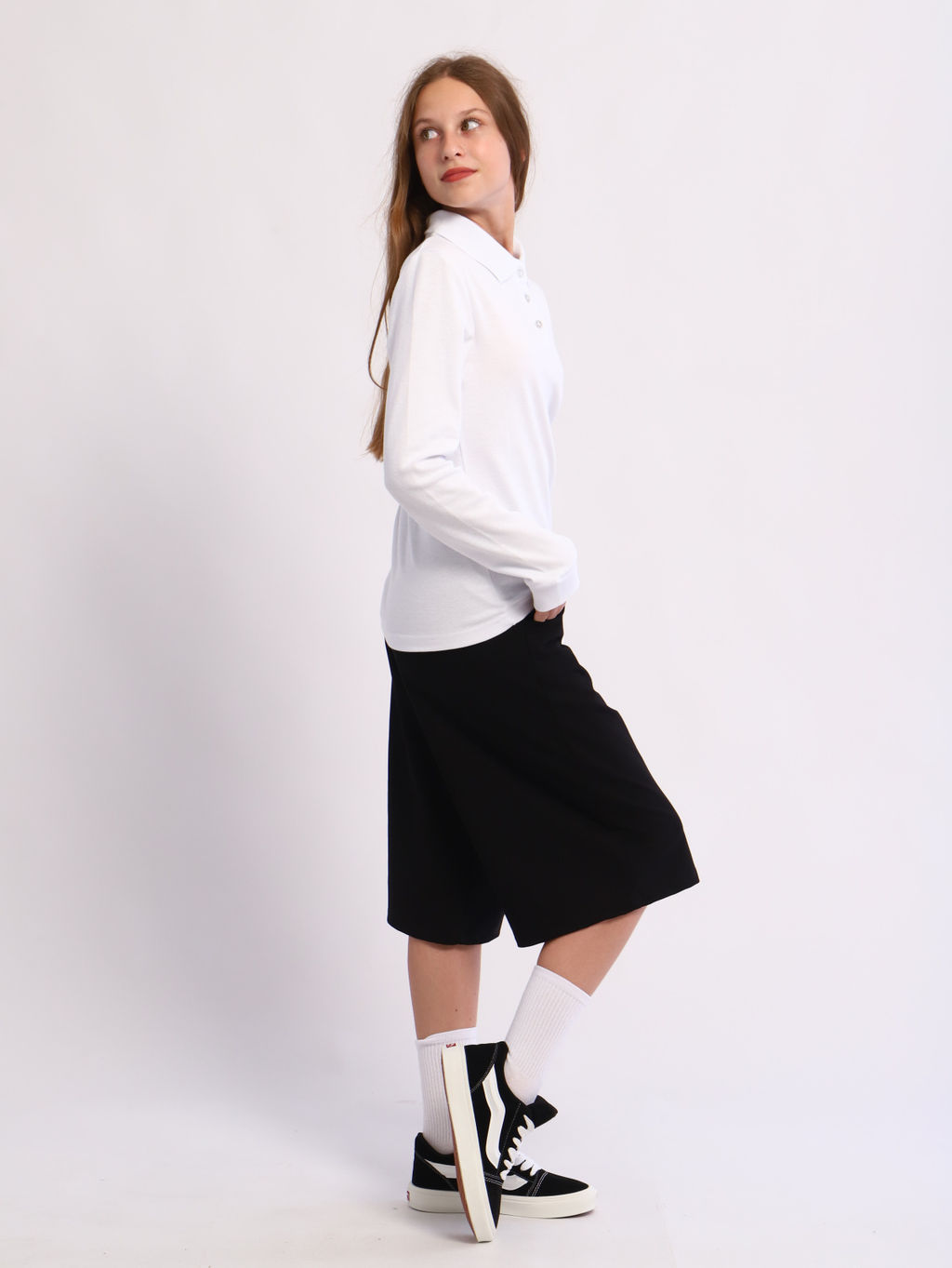 Футболка-поло София белый - Ладошки фото 8