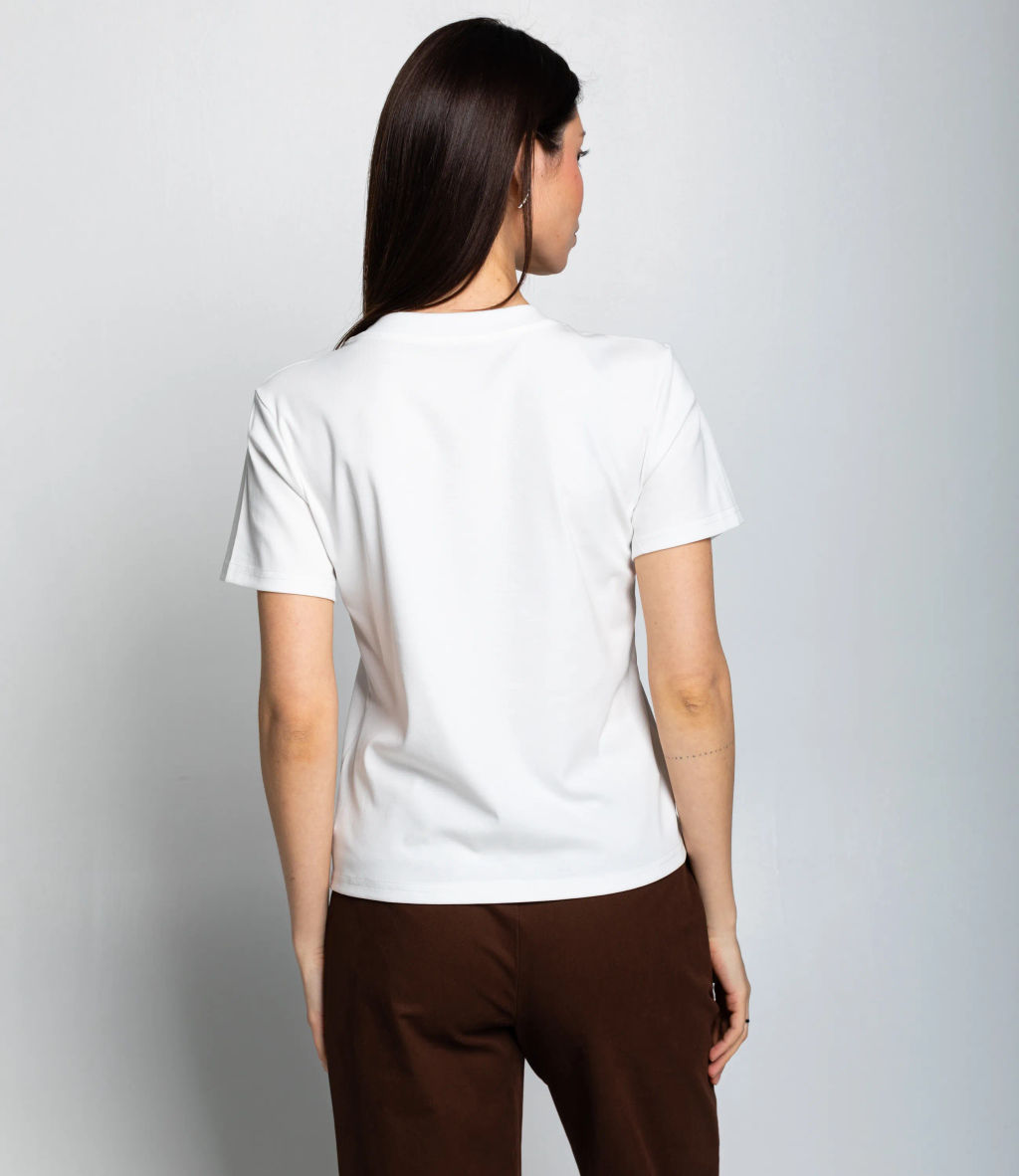 Футболка #КТ230, белый