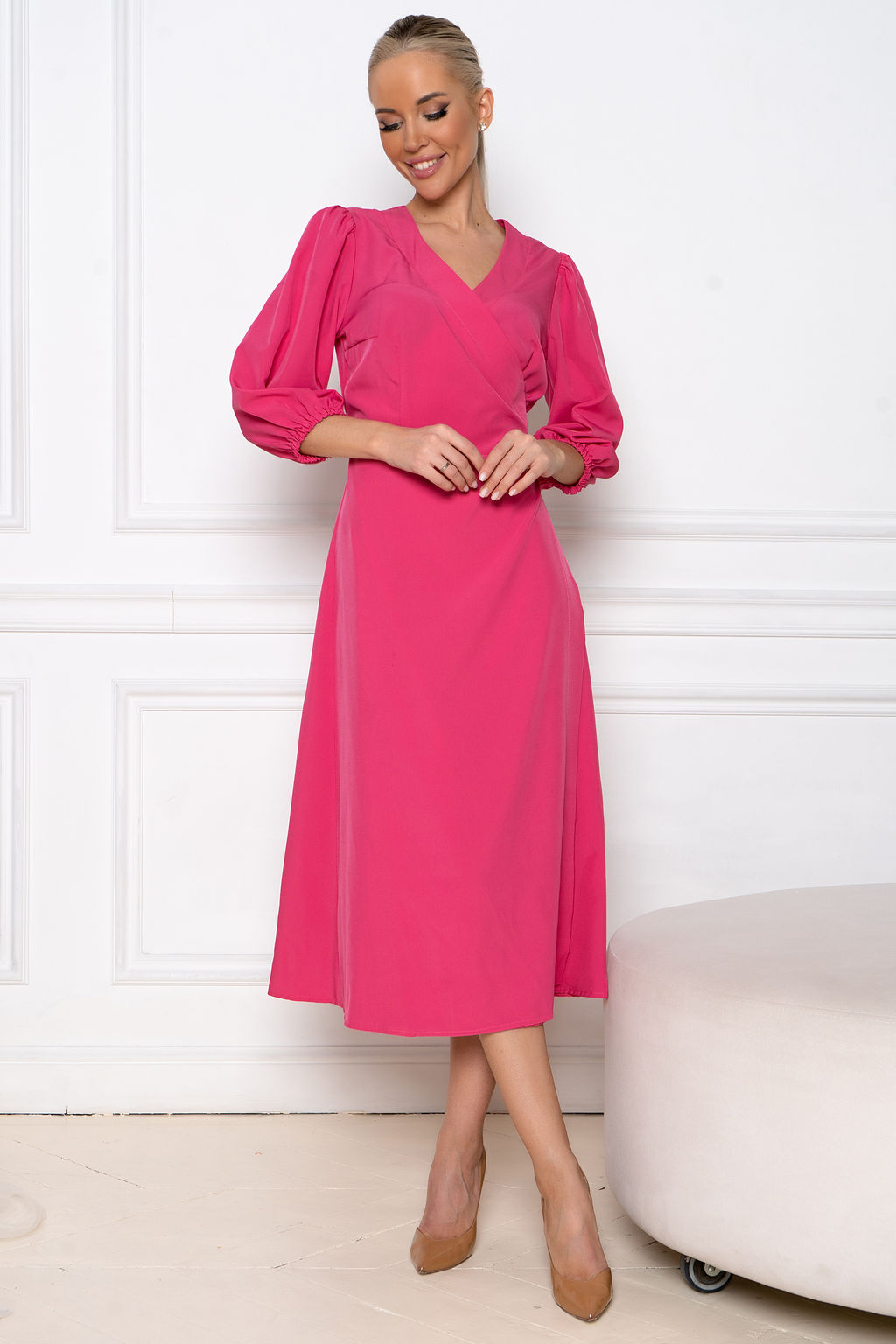 Платье Open Style 6786 фуксия