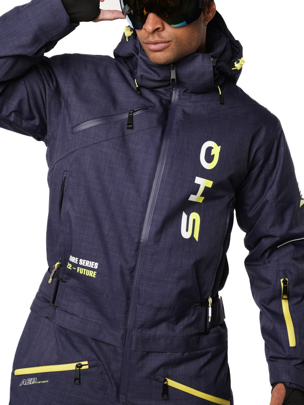 Комбинезон A-89033 Темно-синий