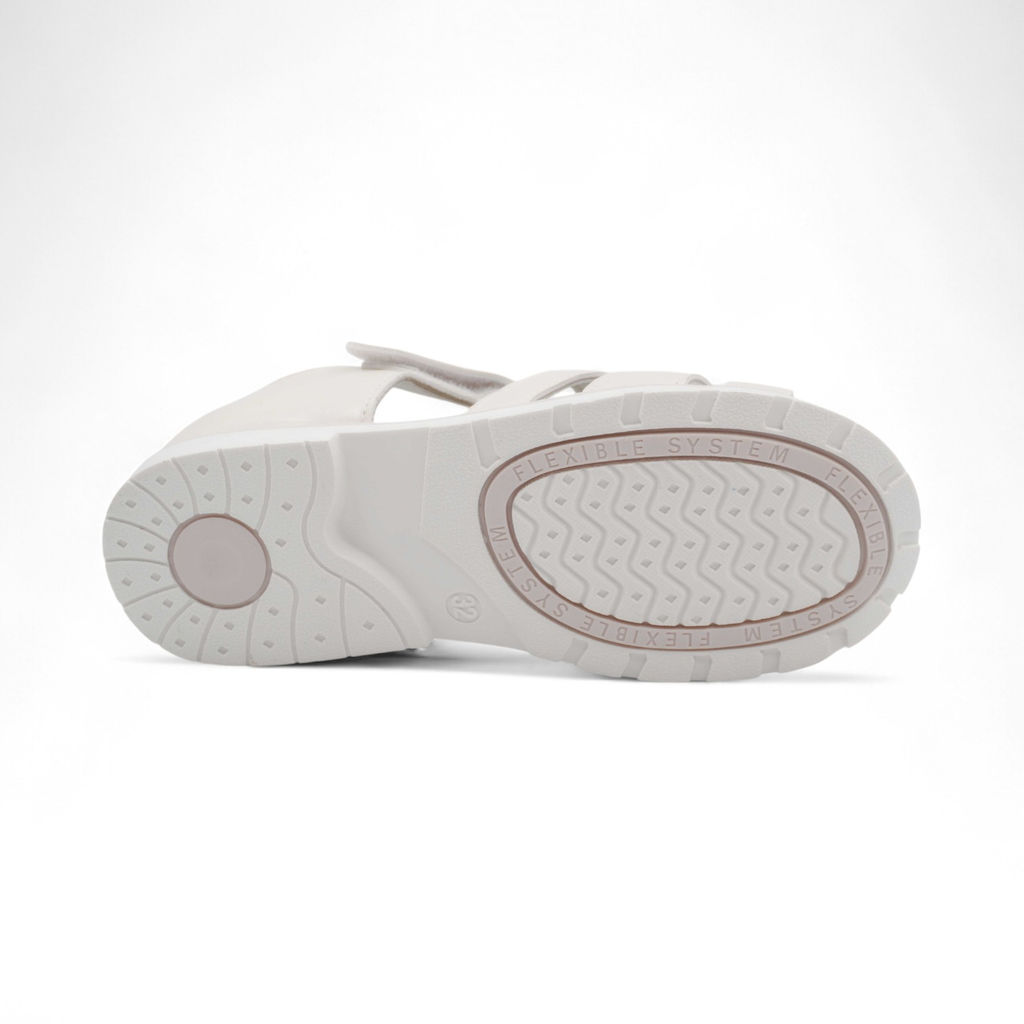 Сандалии 1052-6-1 бежевые - Леопард фото 3