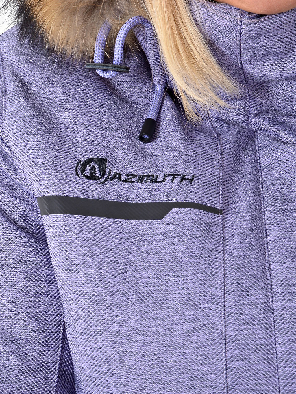 Женская городская парка / куртка Azimuth В 221/21864-1_79 Лавандовый (БР)  фото 19