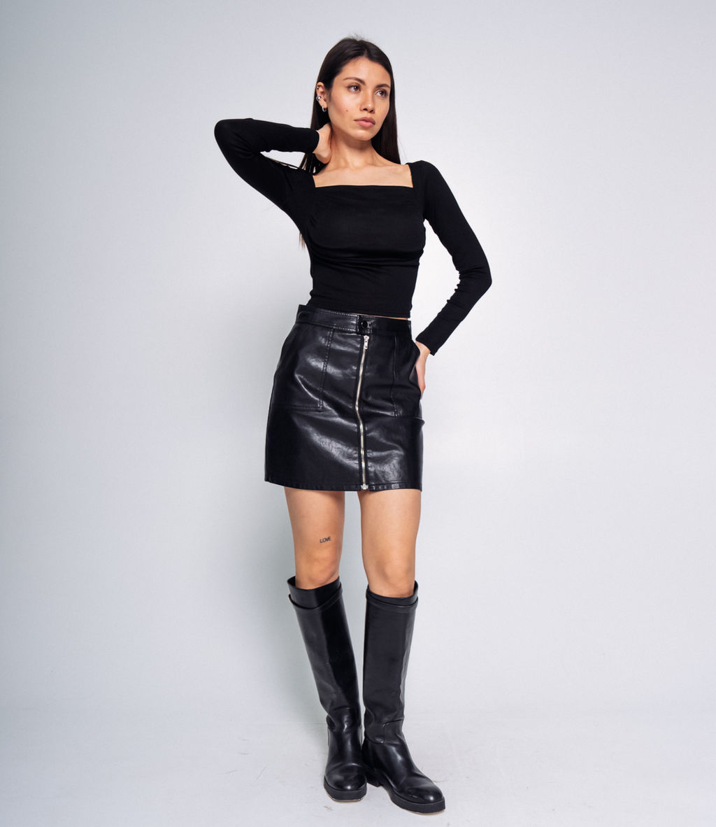 Лонгслив #КТ9911 (2), чёрный - Dommod фото 4