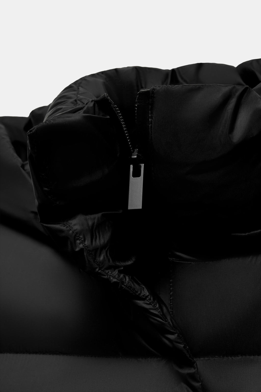 WATER-REPELLENT WINDPROOF FEATHER AND DOWN JACKET WITH HOODIE - Zara фото 10