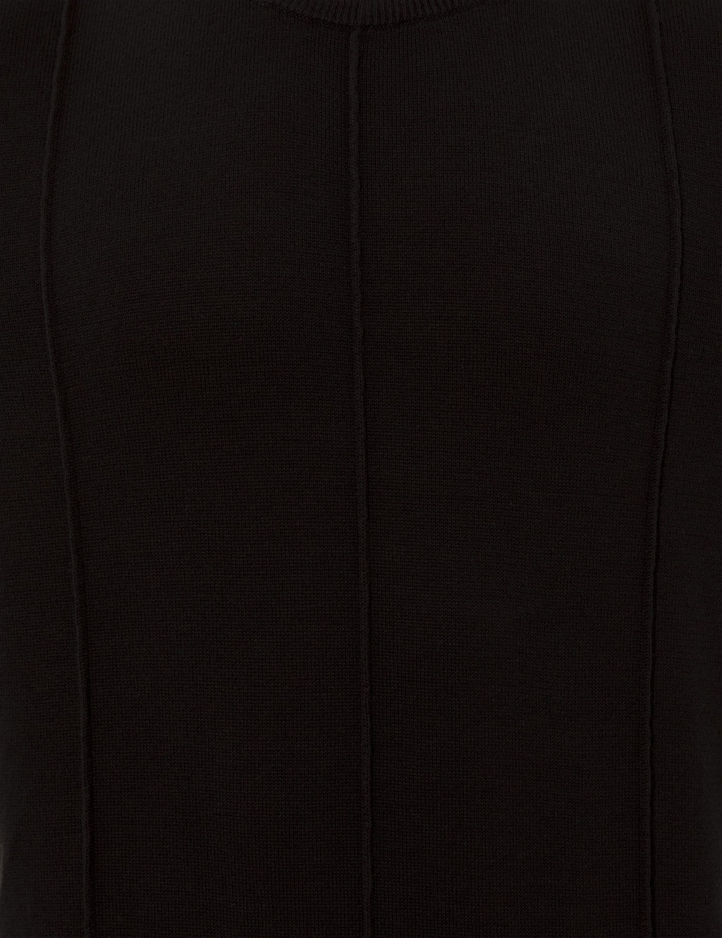 Siyah Slim Fit Bisiklet Yaka Triko Kazak