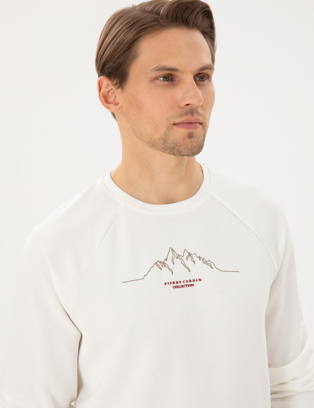 Ekru Regular Fit Sweatshirt - Pierre cardin фото 2