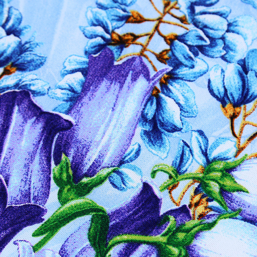 Колокольчики Скатерть рогожка 220х150см, 171г/м2, хлопок 100%, Домашняя мода (Россия)  фото 2