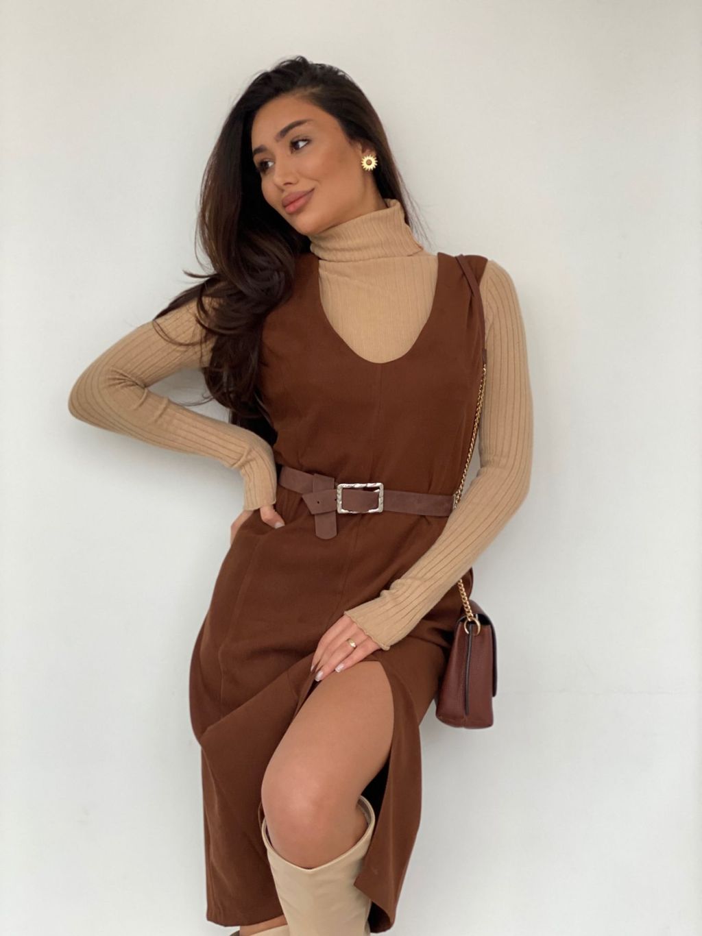 Сарафан базовый с разрезом - Martichelli фото 9