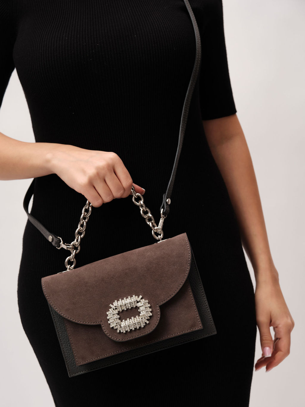 Женская сумка Deboro 31022 темный лес