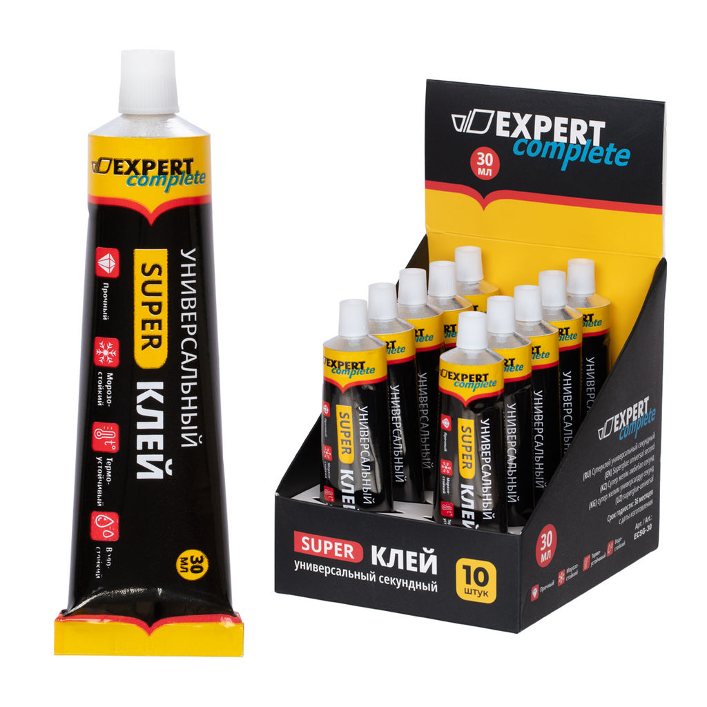 Expert Complete Premier Супер клей 10 шт х 30 г ECSG-30 фото 4