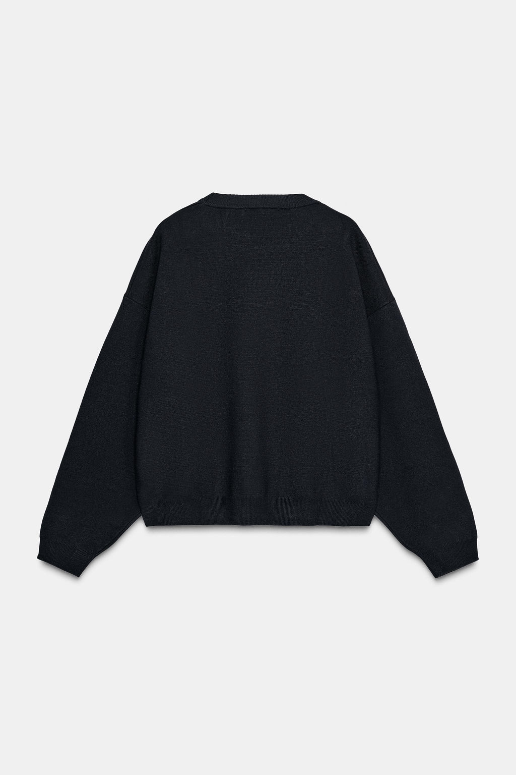 PLAIN KNIT SWEATSHIRT - Zara фото 10