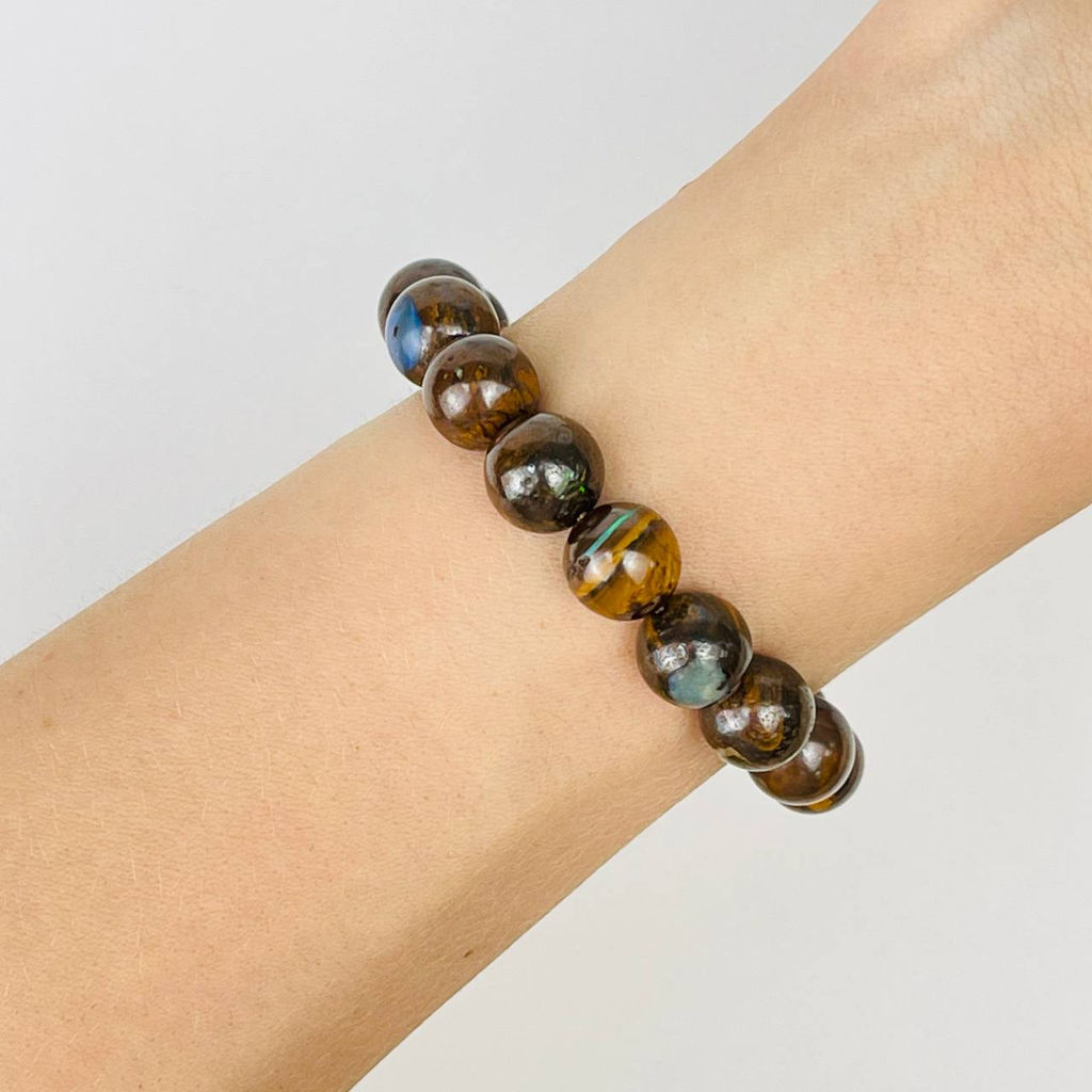 Браслет из древесного Опала 18,5 см