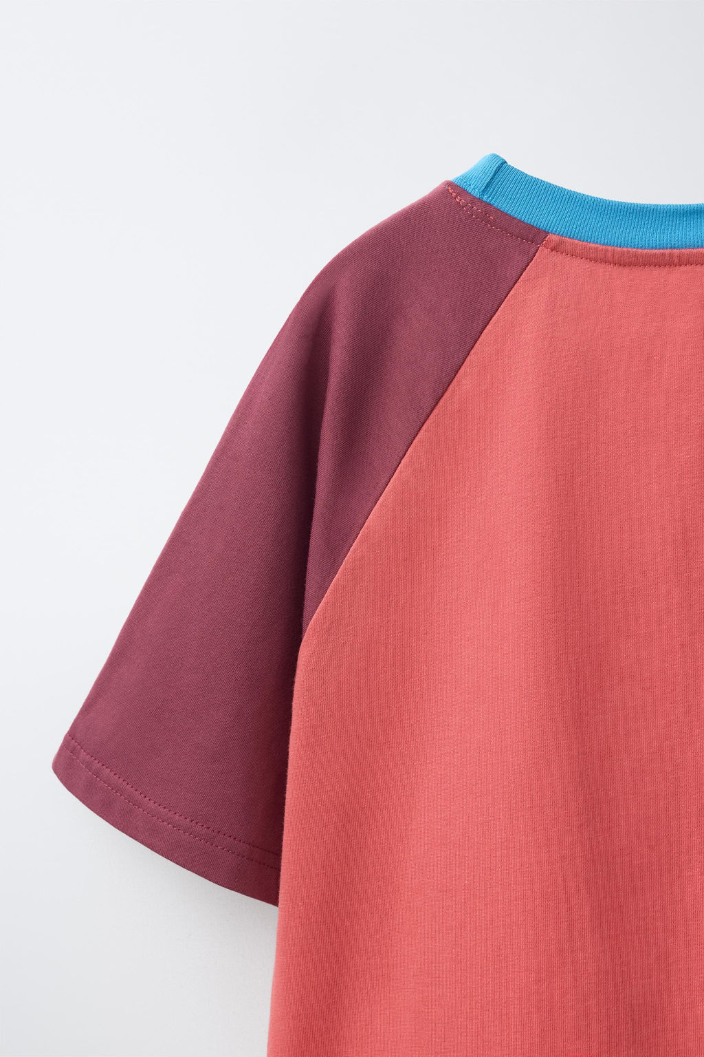 CAMISETA MANGA RANGL?N ESTAMPADA TEXTO / Rosa - Zara фото 7