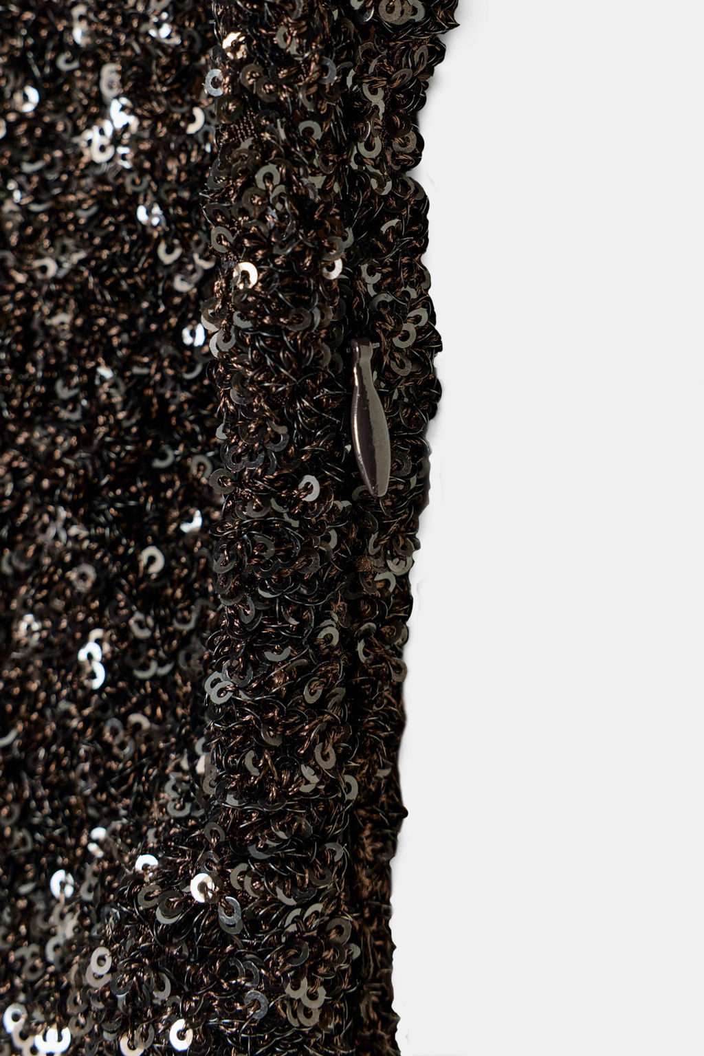 ZW COLLECTION SEQUINNED DRESS WITH SHOULDER PADS