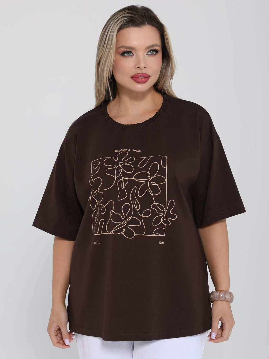 Футболка 95% хлопок, 5% эластан - Dora фото 10