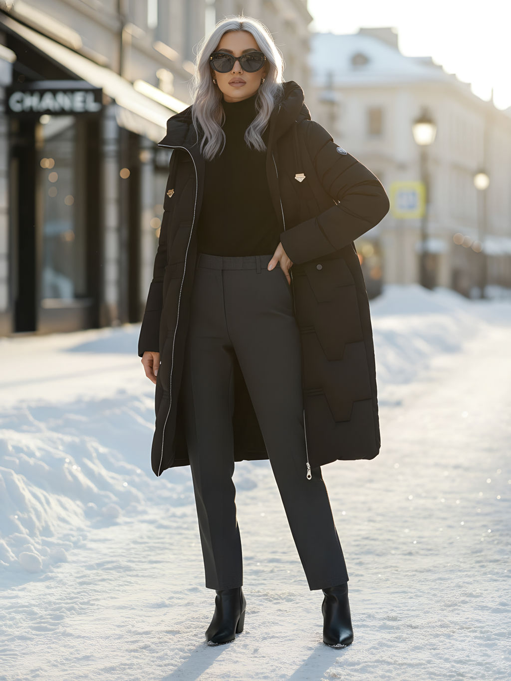 Пальто зимнее утепленное с капюшоном Бренд: Visdeer фото 25