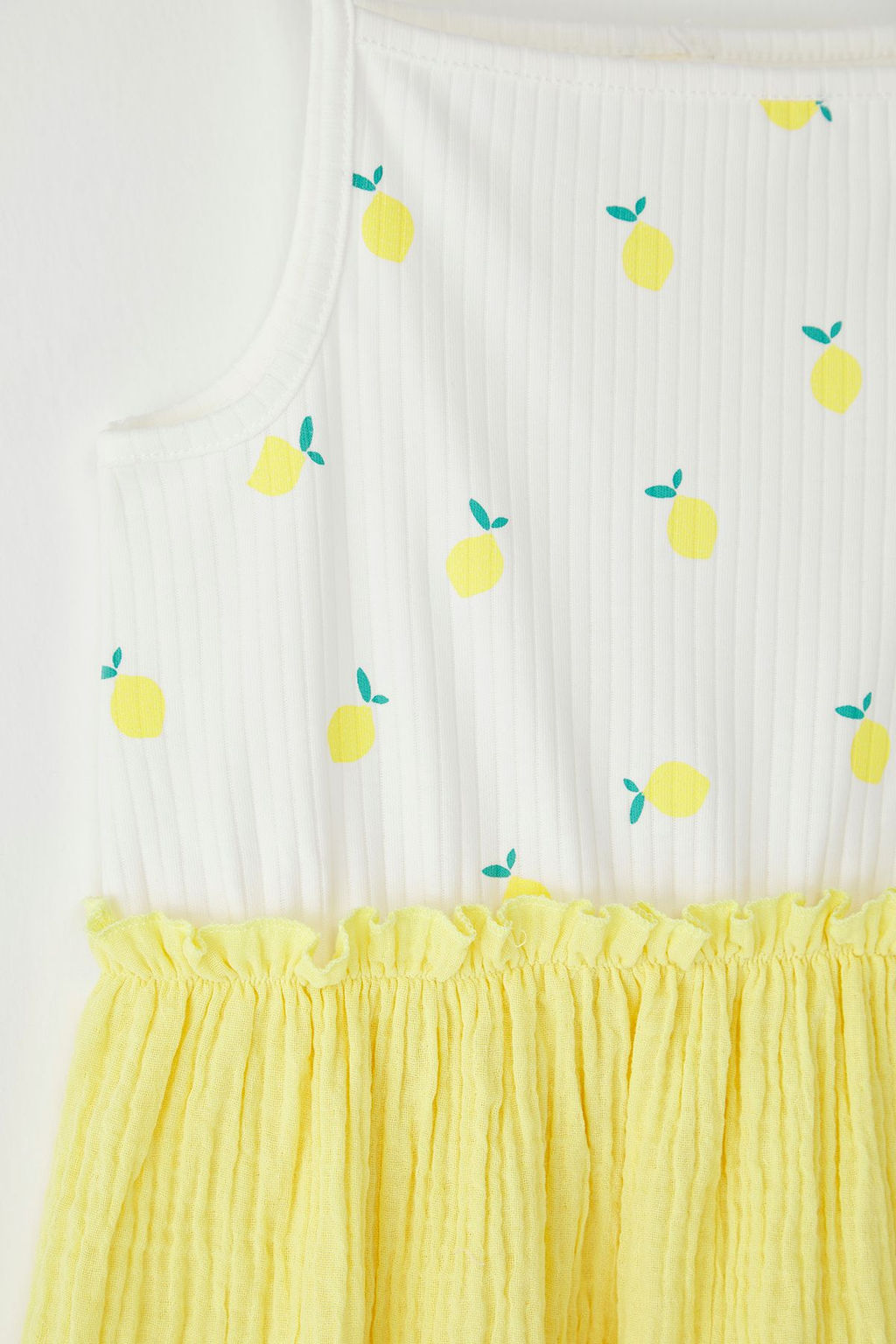 Pembe K?z Cocuk %100 Pamuk Renk Bloklu Ask?l? Mini Orme Elbise TKDSS25EL00073 - Trendyolmilla фото 6