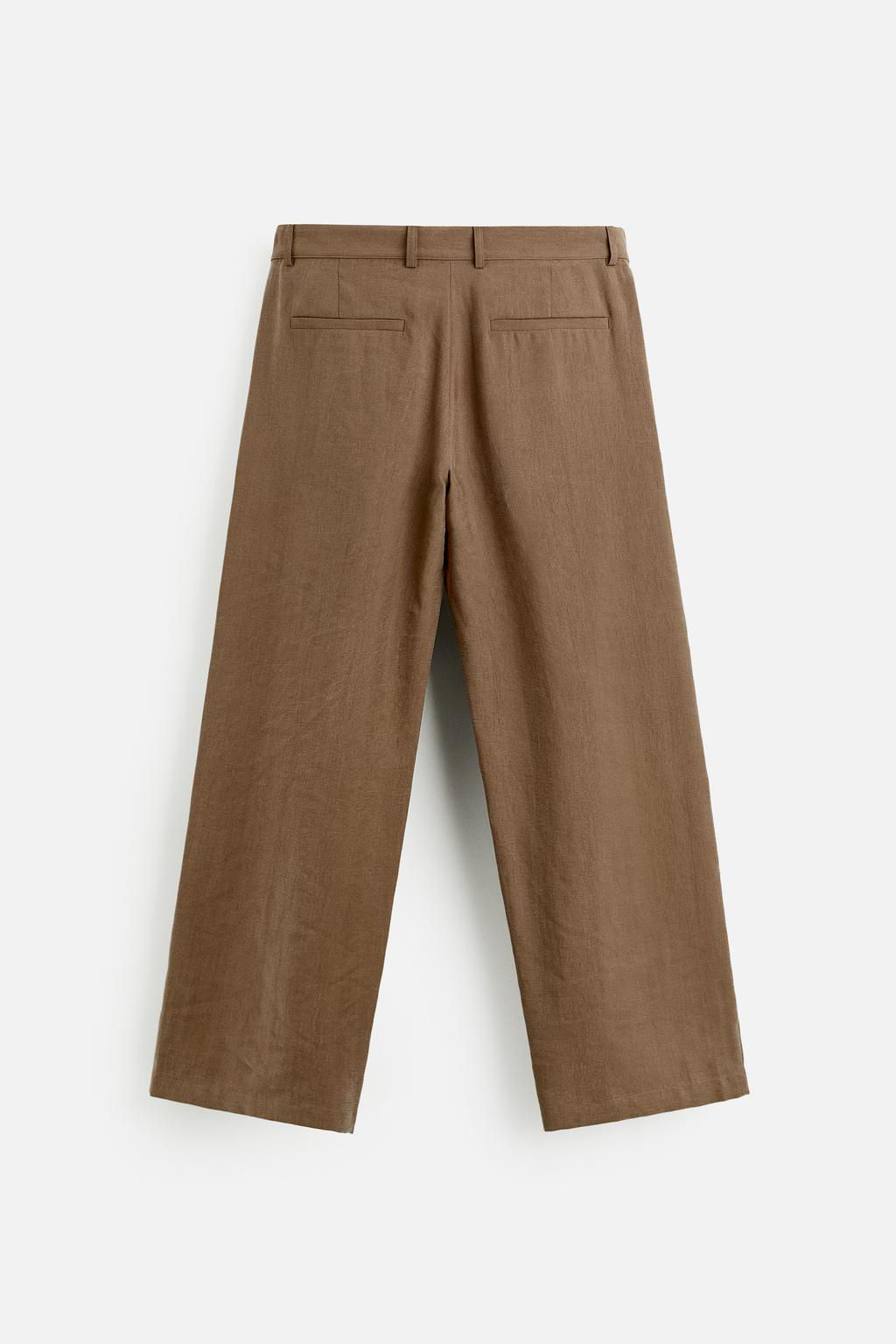 STRAIGHT-LEG FLOWING TROUSERS - Zara фото 8