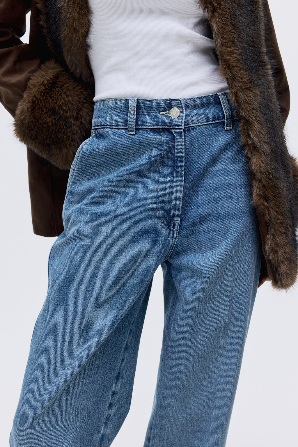 Wide High Jeans - H&m фото 9