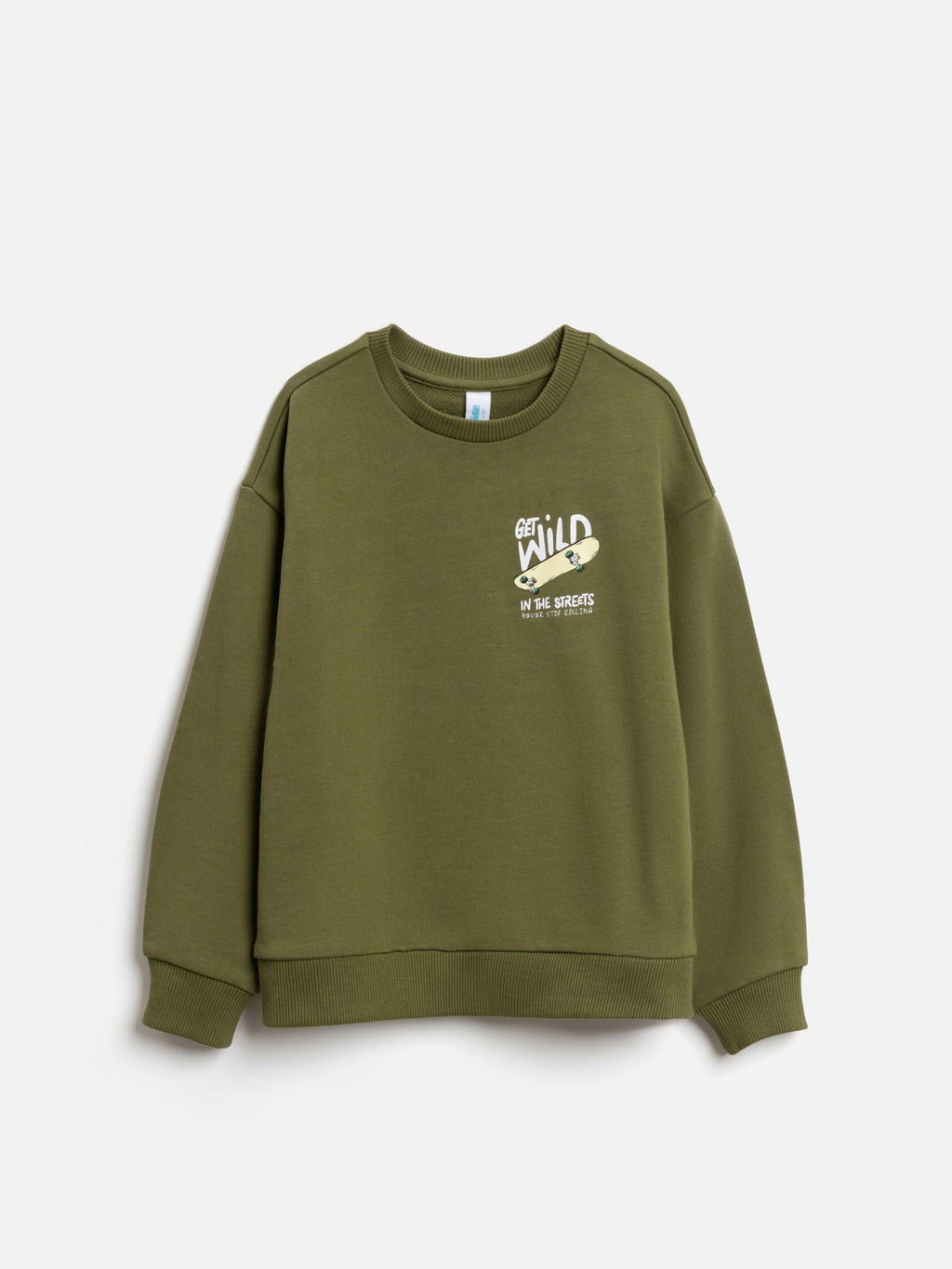 ACOOLA / Джемпер детский для мальчиков Mackay хаки  фото 3