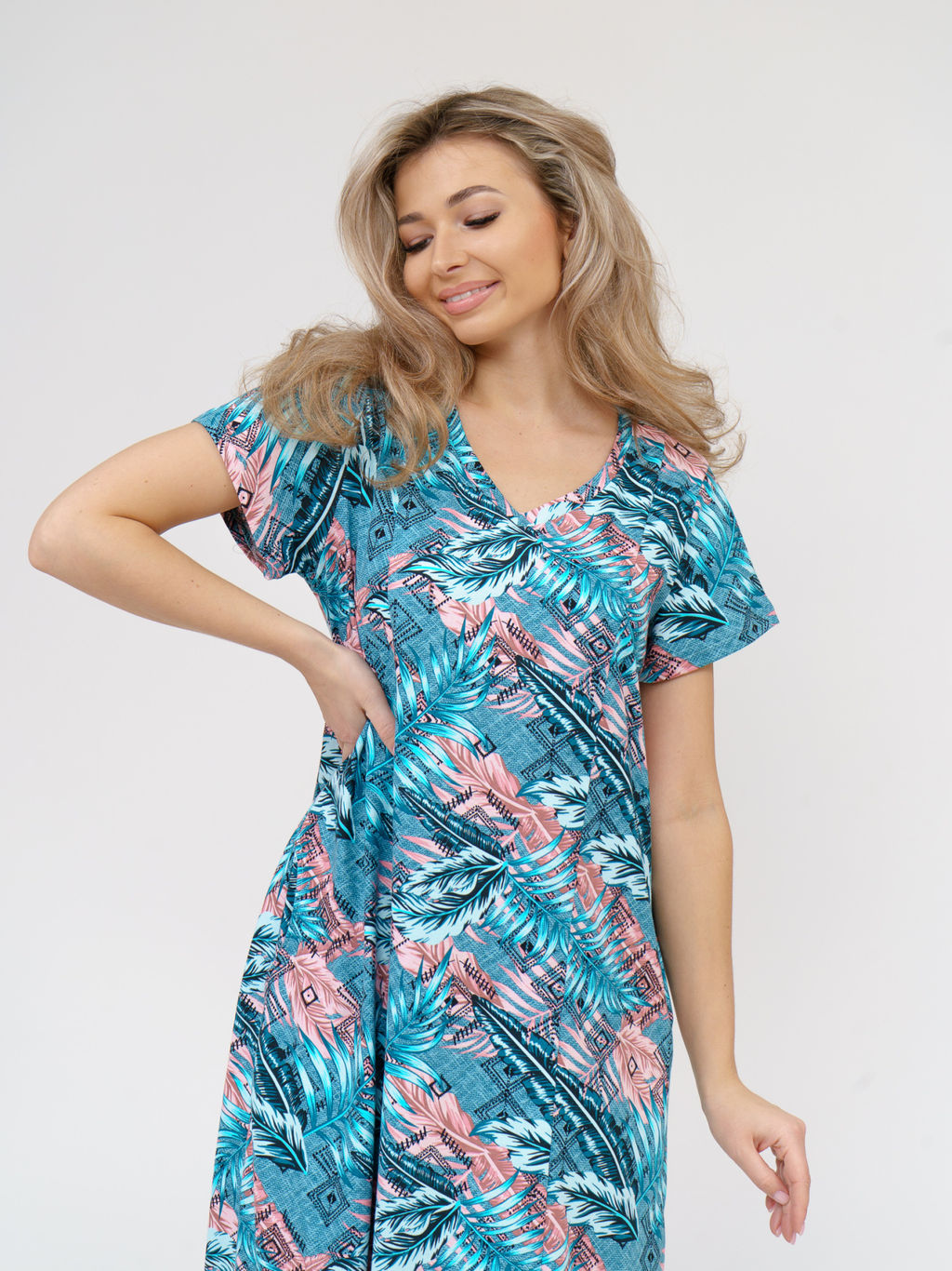 908 Платье "Бирюза"