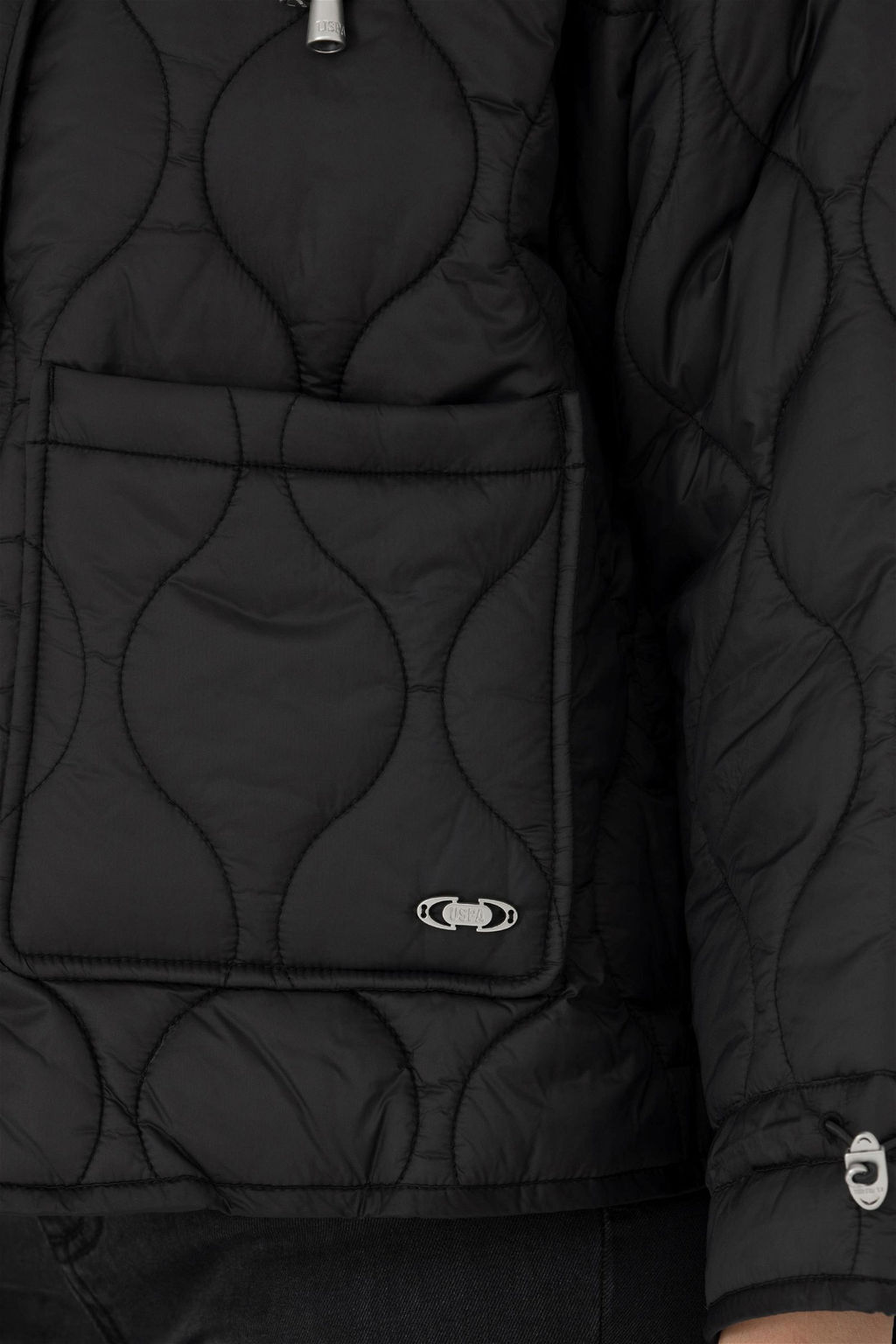 U. S. Polo Assn Женское черное пальто - U.s. polo assn фото 7