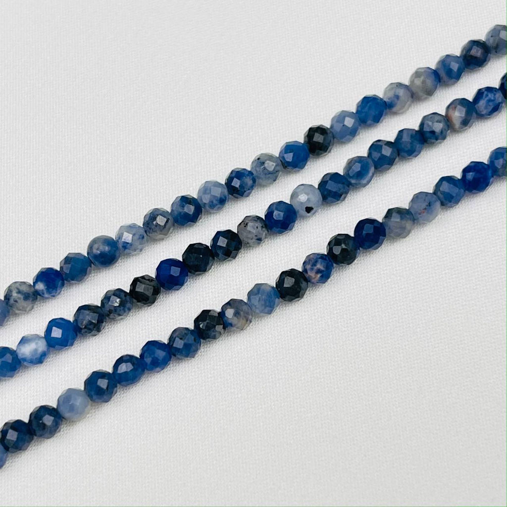 Бусины для украшений из Содалита (110 бусин) 39 см