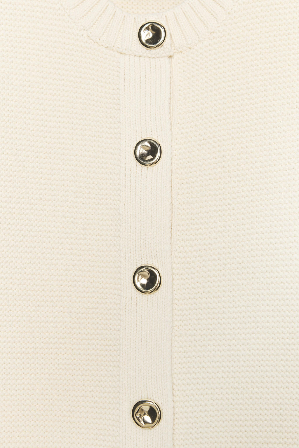 CHALECO PUNTO BOT?N DORADO / Crudo - Zara фото 3