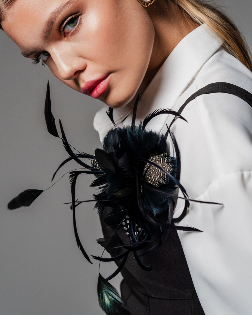 Брошь из органзы РУЧНОЙ РАБОТЫ - Sahar art lab фото 8