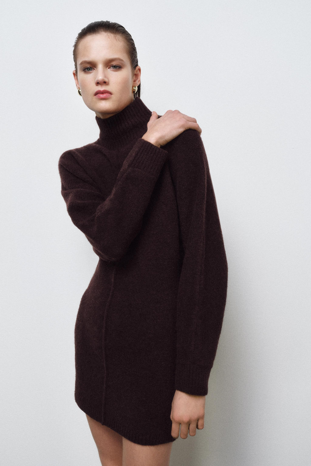 SOFT KNIT SHORT DRESS - Zara фото 6
