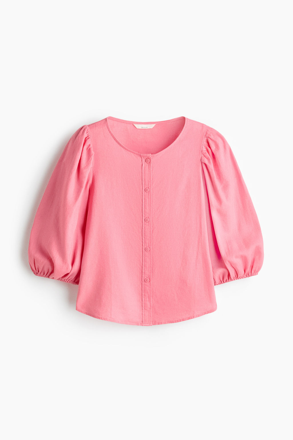 Blusa en mezcla de lino - H&m фото 12