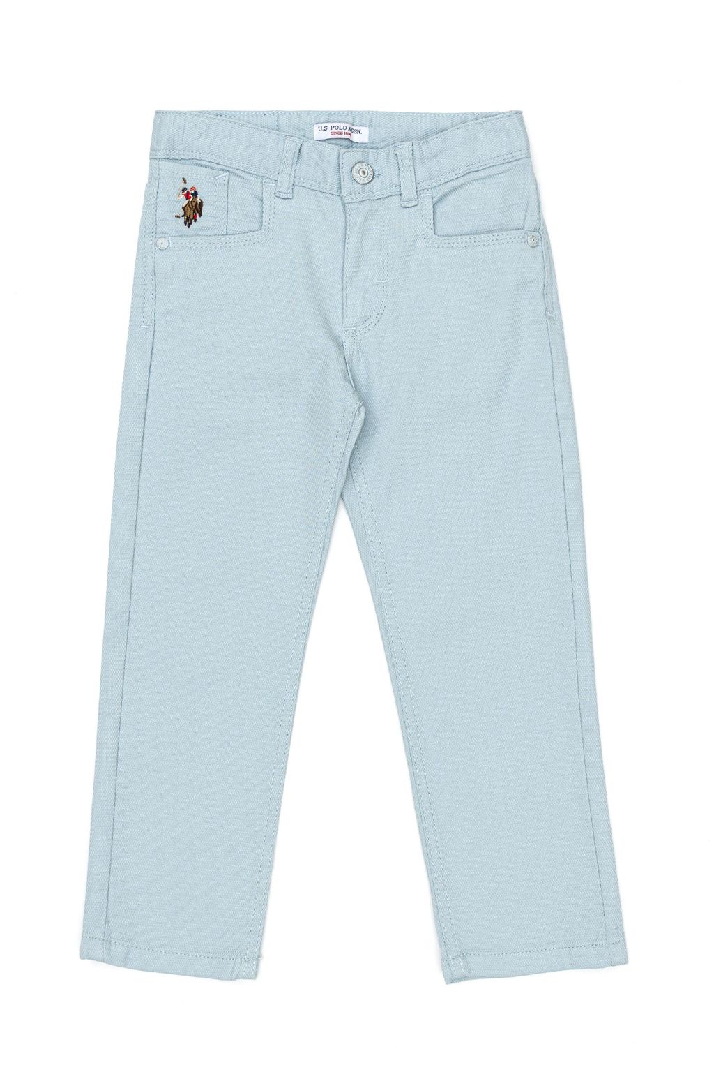 U. S. Polo Assn Светлые брюки из парусины цвета индиго для мальчиков - U.s. polo assn фото 2
