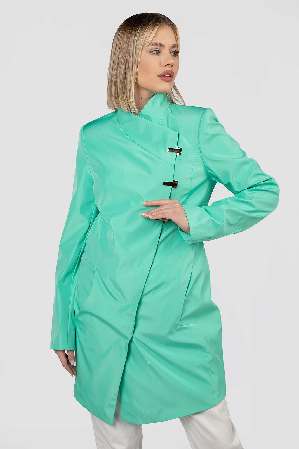 03-1900 Плащ женский (пояс) - El podio фото 3