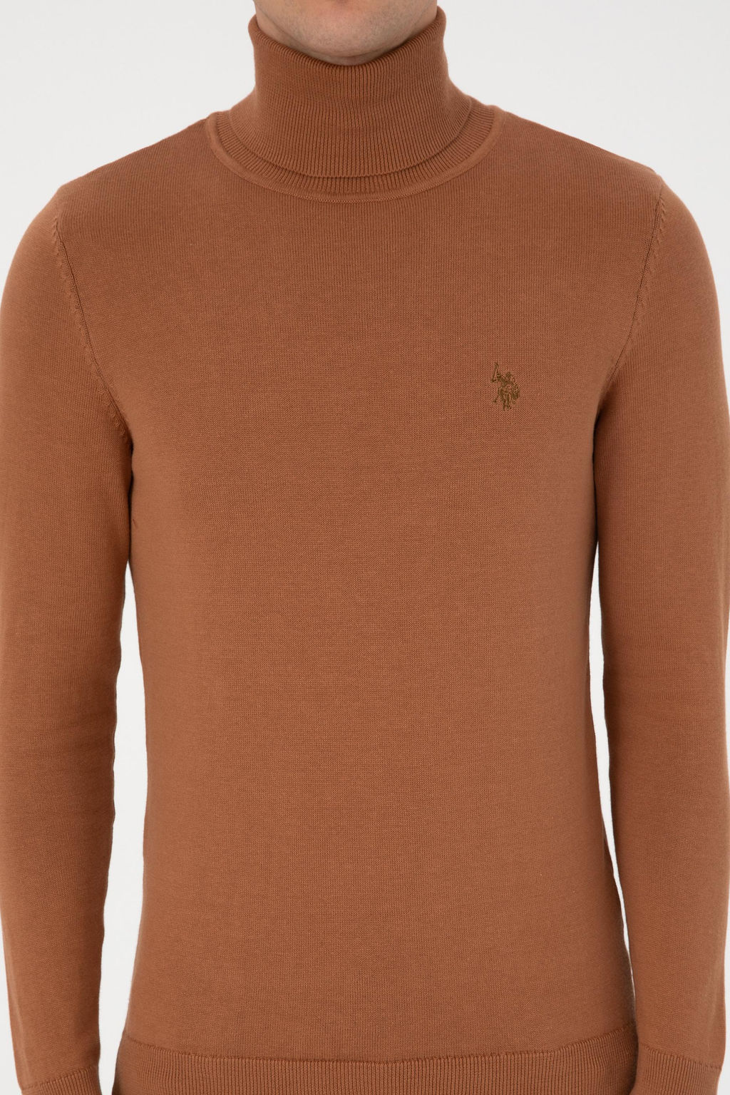 Erkek Camel Basic Kazak - U.s. polo assn фото 6