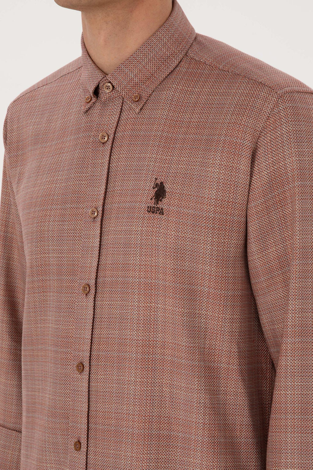 Erkek Bak_r Uzun Kollu G_mlek Sepette S_rpriz _ndirim - U.s. polo assn фото 7