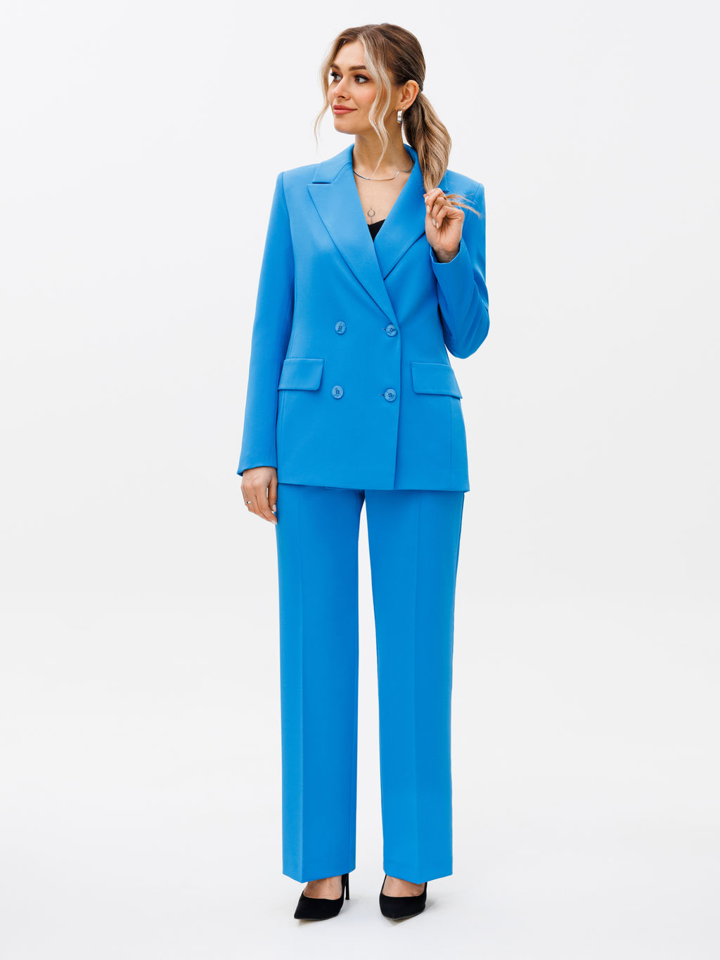 Костюм из жакета и брюк - Gizart фото 5