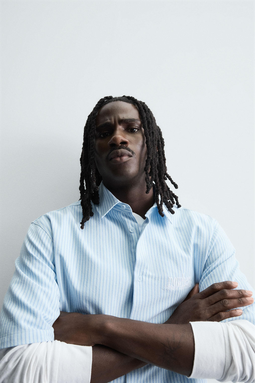 STRIPED EMBROIDERED SHIRT - Zara фото 5