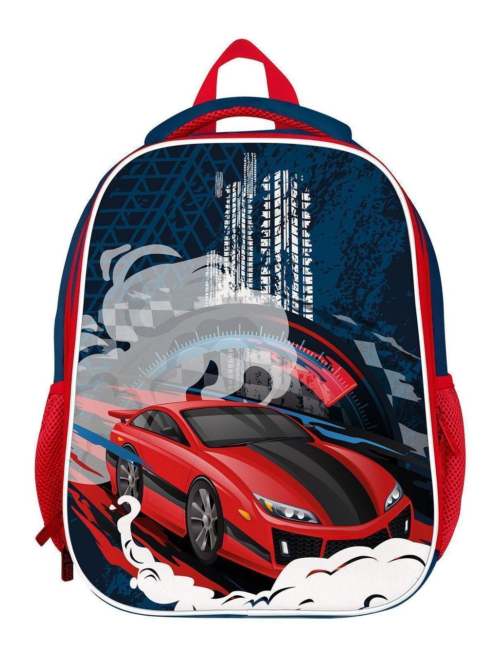 Рюкзак Schoolformat ERGONOMIC LIGHT RED RIDE 19 синий 38х29х18 жесткокаркасный 2 отделения...
