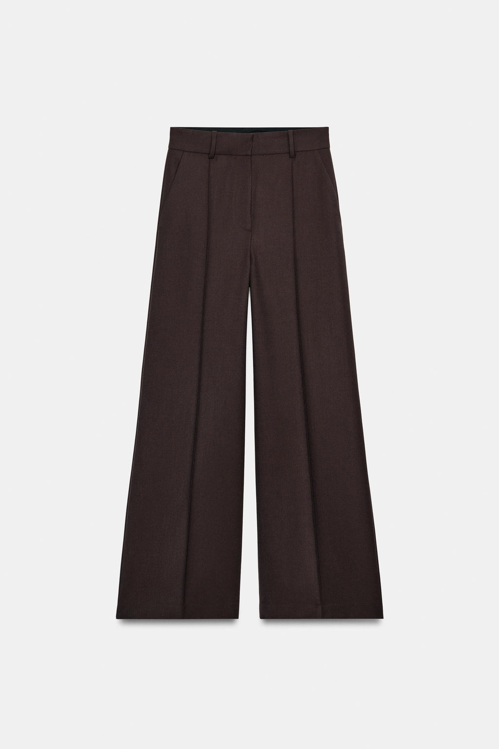 MINIMALIST WIDE-LEG TROUSERS ZW COLLECTION - Zara фото 7