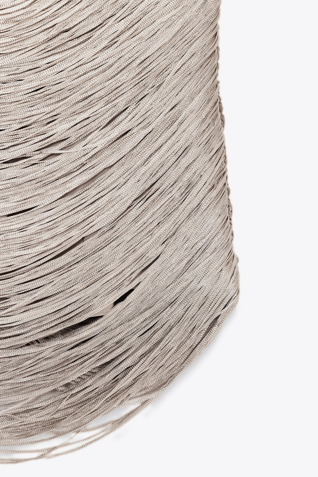 FRINGED HALTER TOP - Zara фото 7