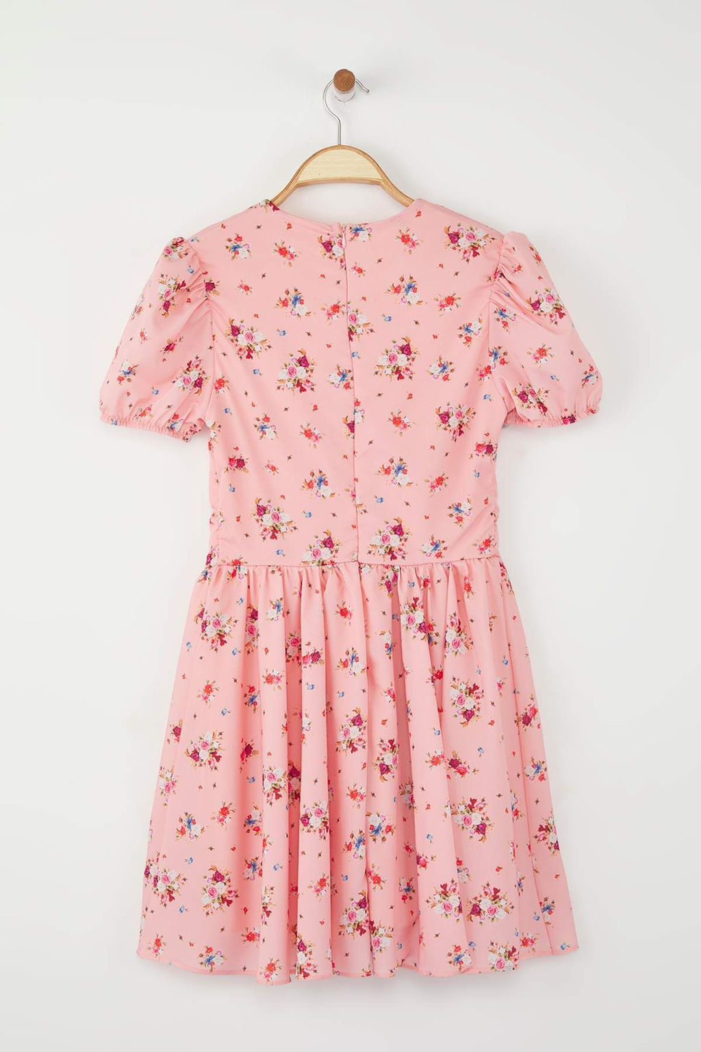 TRENDYOLMILLA Ekru Cicekli Mini Dokuma Elbise TWOSS25EL00789  фото 10