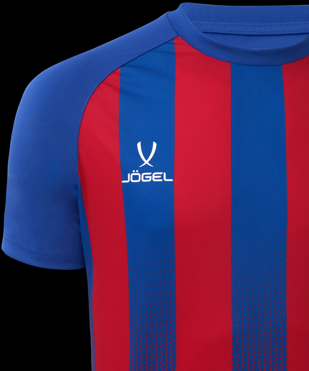Футболка игровая JOGEL CAMP Striped Jersey, красный/синий