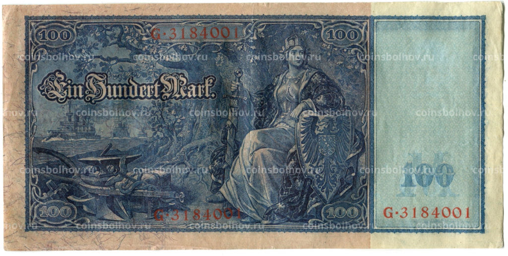 100 марок 1910 года Германия
