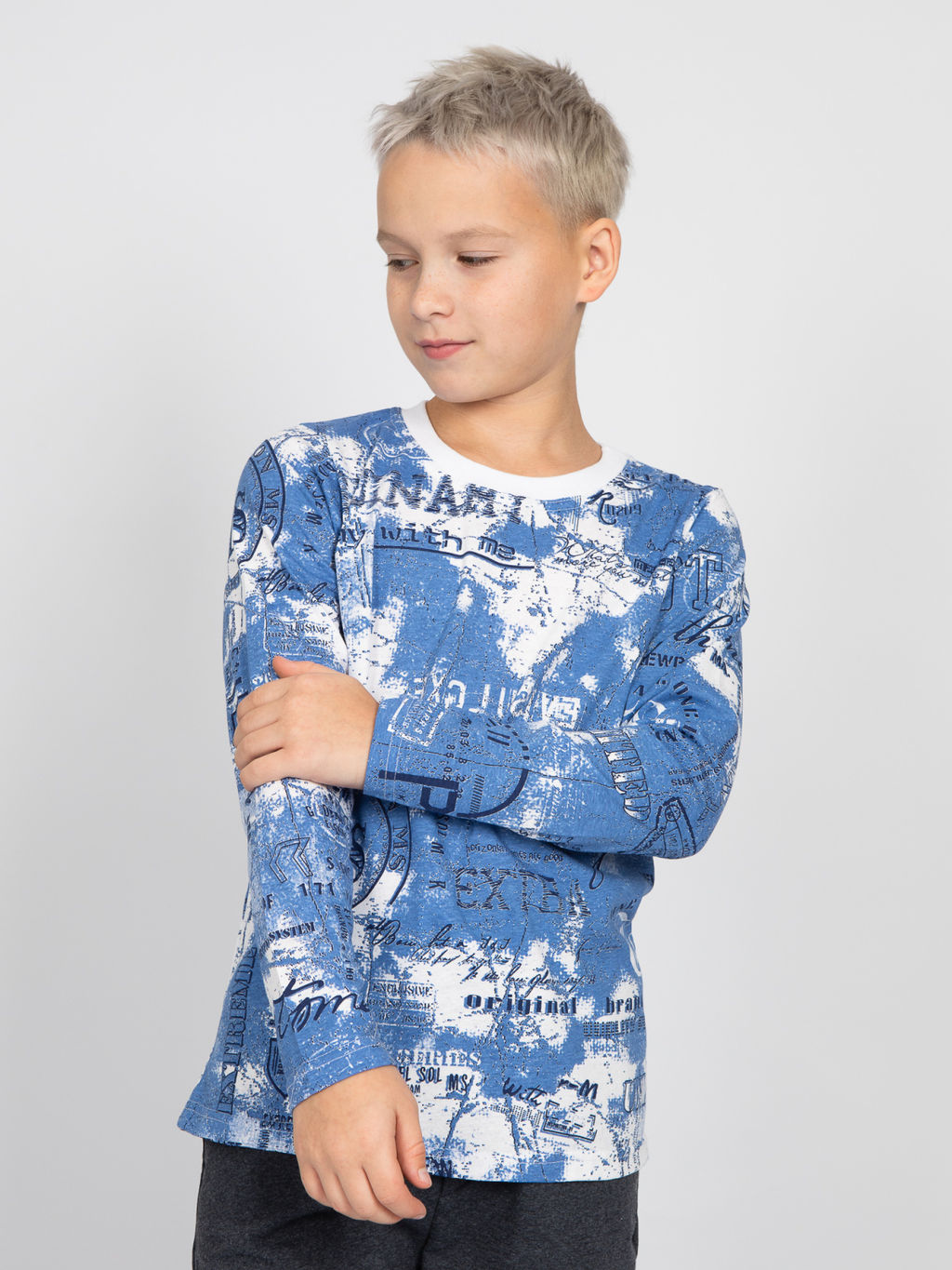 Лонгслив "Марк" индиго