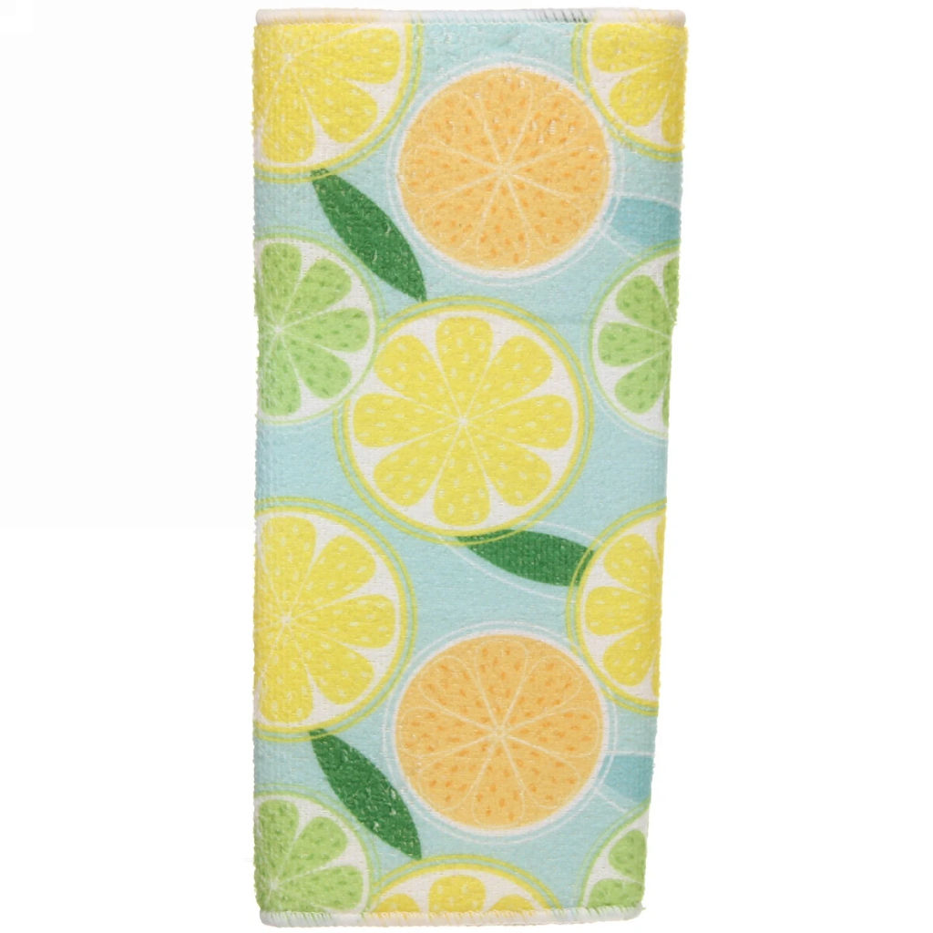 Цена за 2 шт. Коврик для сушки посуды 30*38см "Цитрусы"
