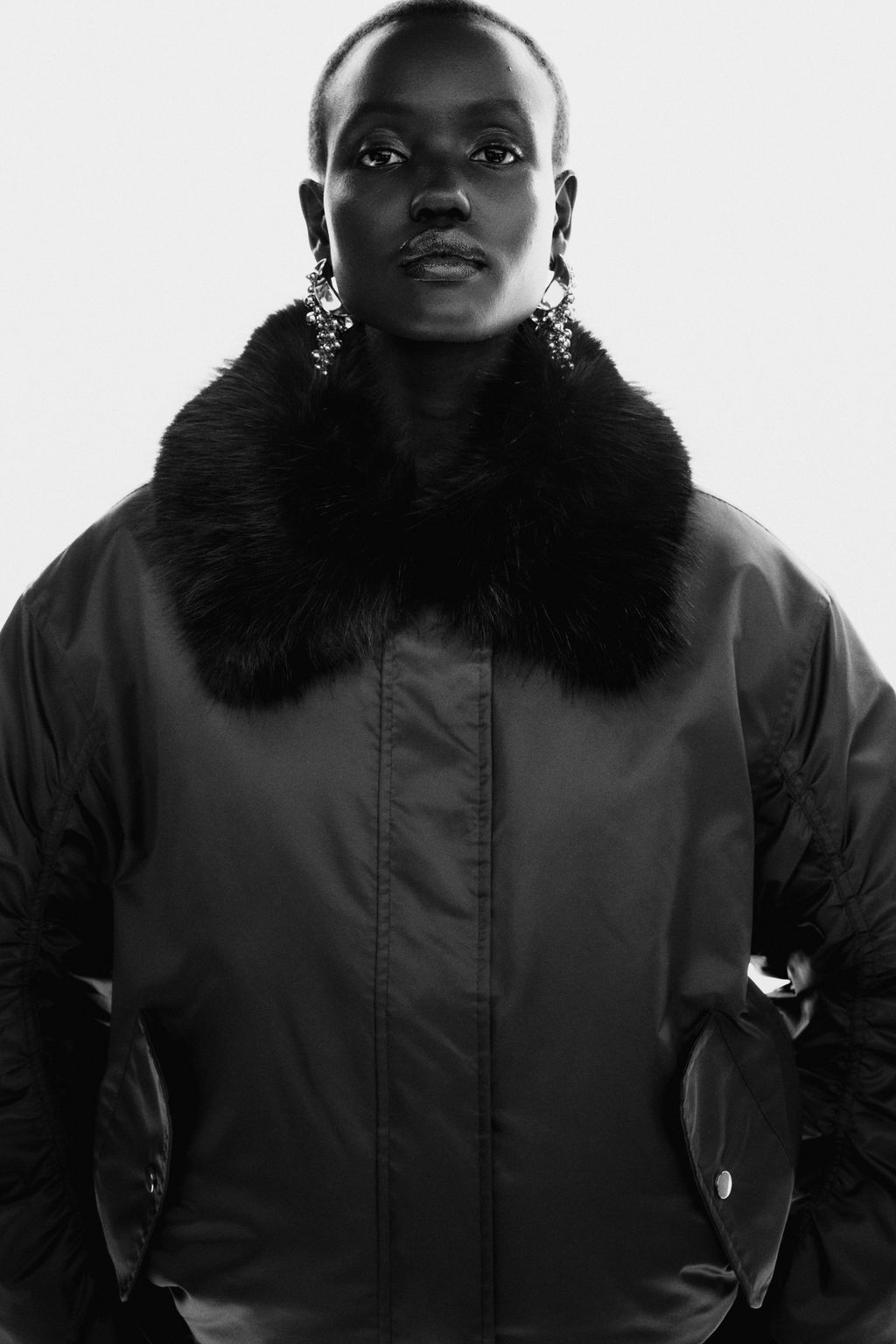 Cazadora bomber acolchada oversize - H&m фото 3