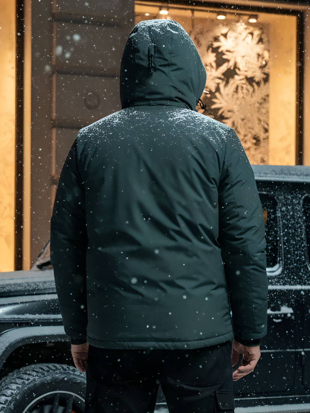 Куртка - жилетка трансформер с подогревом 2 в 1 мужская зимняя темно-синего цвета 6668TS - Mtforce фото 38