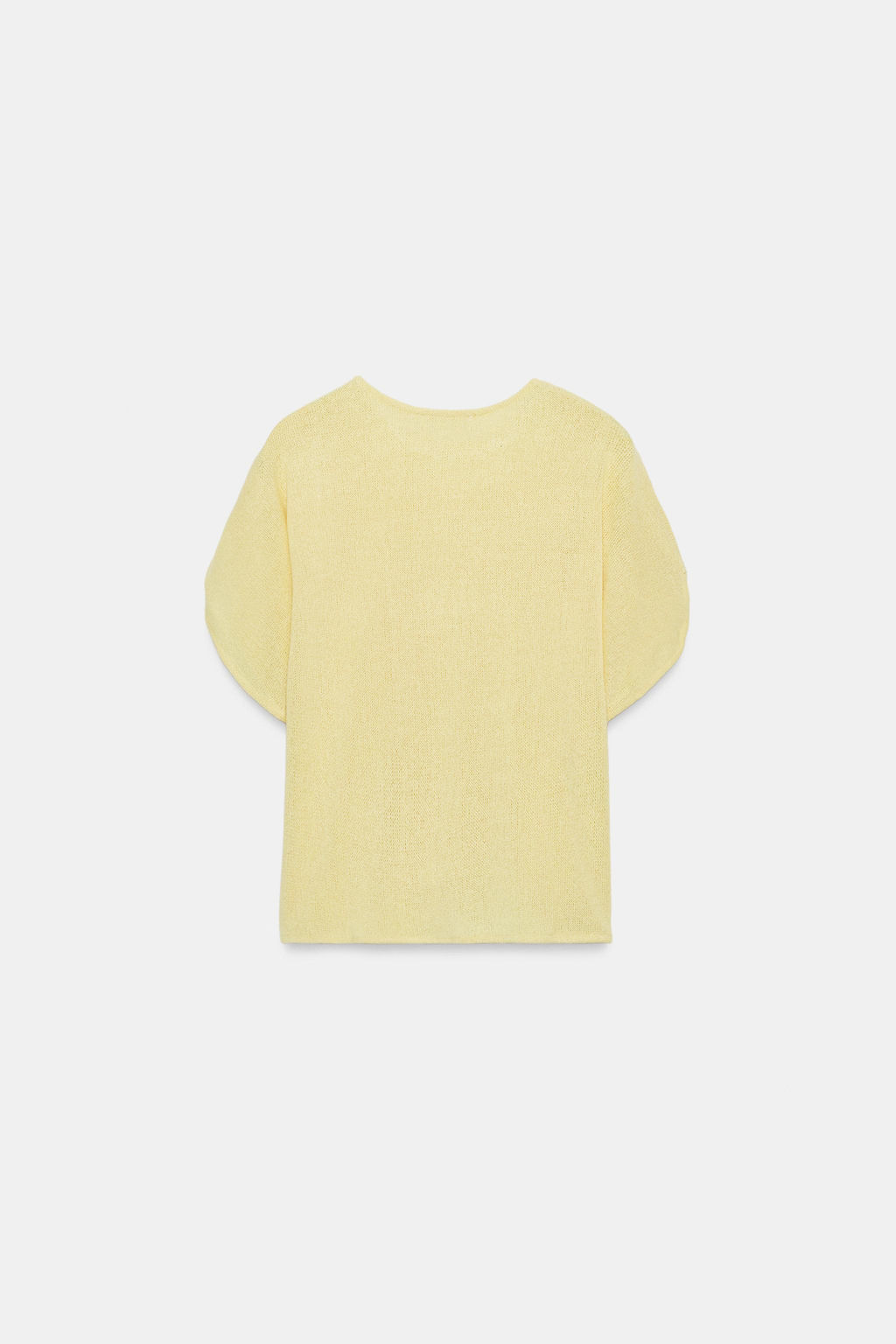 TOP R?STICO MANGA CAPA / Amarillo claro - Zara фото 6