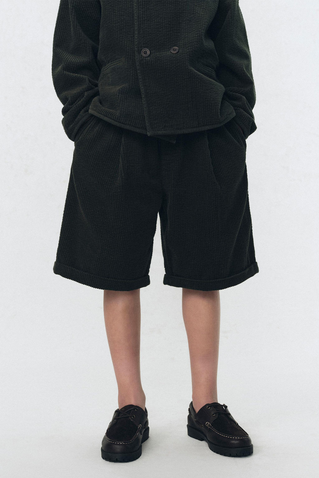 CORDUROY BERMUDA SHORTS SOSHIOTSUKI x ZARA