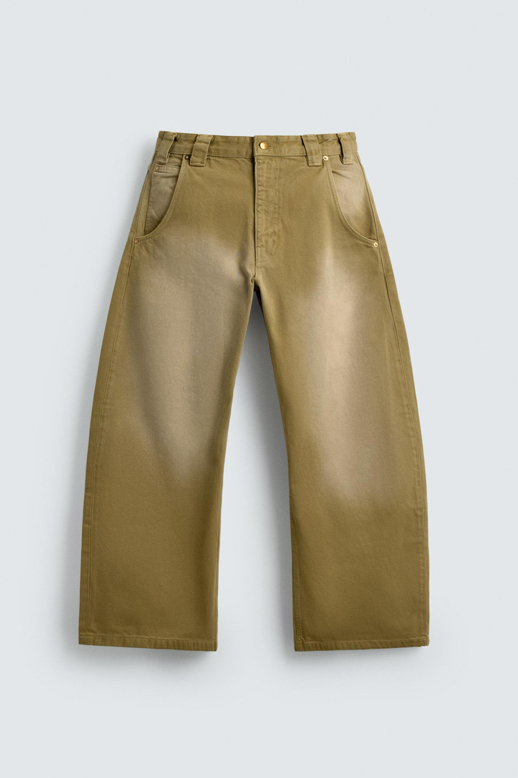 WASHED BALLOON FIT JEANS - Zara фото 17
